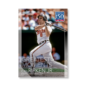 2019 Topps Series 1 Baseball Cal Ripken Jr. 150 Years Of Professional Baseball Poster - #'d to 99- artbble-pos-19tbb1-2045-s