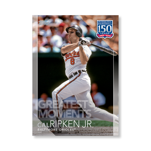 2019 Topps Series 1 Baseball Cal Ripken Jr. 150 Years Of Professional Baseball Poster - #'d to 99- artbble-pos-19tbb1-2045-s