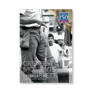 2019 Topps Series 1 Baseball George Brett 150 Years Of Professional Baseball Poster - #'d to 99- artbble-pos-19tbb1-2046-s