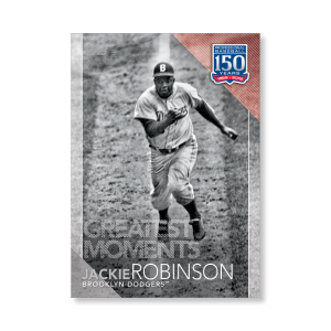 2019 Topps Series 1 Baseball Jackie Robinson 150 Years Of Professional Baseball Poster - #'d to 99- artbble-pos-19tbb1-2048-s