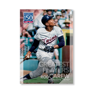 2019 Topps Series 1 Baseball Rod Carew 150 Years Of Professional Baseball Poster - #'d to 99- artbble-pos-19tbb1-2070-s