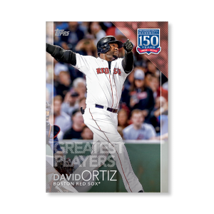 2019 Topps Series 1 Baseball David Ortiz 150 Years Of Professional Baseball Poster - #'d to 99- artbble-pos-19tbb1-2072-s