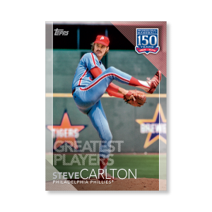 2019 Topps Series 1 Baseball Steve Carlton 150 Years Of Professional Baseball Poster - #'d to 99- artbble-pos-19tbb1-2073-s