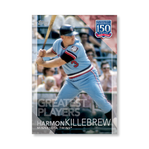 2019 Topps Series 1 Baseball Harmon Killebrew 150 Years Of Professional Baseball Poster - #'d to 99- artbble-pos-19tbb1-2095-s