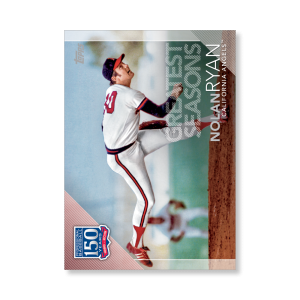 2019 Topps Series 1 Baseball Nolan Ryan 150 Years Of Professional Baseball Poster - #'d to 99- artbble-pos-19tbb1-2125-s