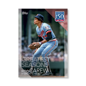 2019 Topps Series 1 Baseball Rod Carew 150 Years Of Professional Baseball Poster - #'d to 99- artbble-pos-19tbb1-2147-s