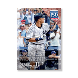 2019 Topps Series 1 Baseball Derek Jeter 150 Years Of Professional Baseball Poster - #'d to 99- artbble-pos-19tbb1-2175-s