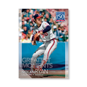 2019 Topps Series 1 Baseball Nolan Ryan 150 Years Of Professional Baseball Poster - #'d to 99- artbble-pos-19tbb1-2177-s