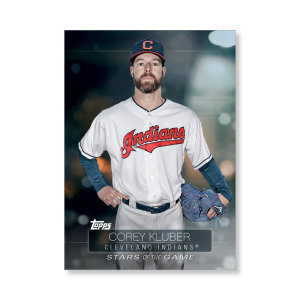 2019 Topps Series 1 Baseball Corey Kluber Superstars Of Baseball Poster - #'d to 99- artbble-pos-19tbb1-2233-s