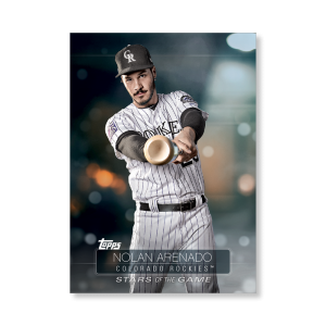 2019 Topps Series 1 Baseball Nolan Arenado Superstars Of Baseball Poster - #'d to 99- artbble-pos-19tbb1-2237-s