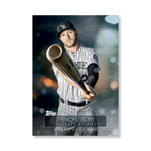 2019 Topps Series 1 Baseball Trevor Story Superstars Of Baseball Poster - #'d to 99- artbble-pos-19tbb1-2239-s