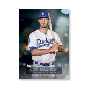 2019 Topps Series 1 Baseball Cody Bellinger Superstars Of Baseball Poster - #'d to 99- artbble-pos-19tbb1-2254-s