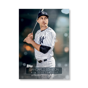 2019 Topps Series 1 Baseball Giancarlo Stanton Superstars Of Baseball Poster - #'d to 99- artbble-pos-19tbb1-2262-s