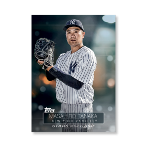 2019 Topps Series 1 Baseball Masahiro Tanaka Superstars Of Baseball Poster - #'d to 99- artbble-pos-19tbb1-2263-s