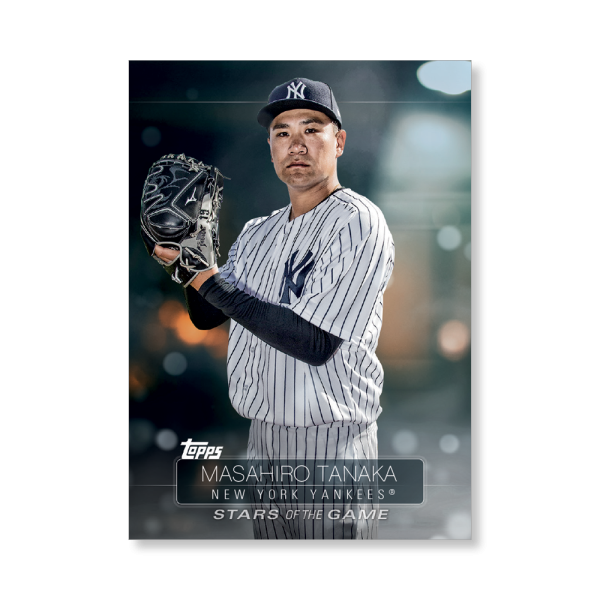 2019 Topps Series 1 Baseball Masahiro Tanaka Superstars Of Baseball Poster - #'d to 99- artbble-pos-19tbb1-2263-s