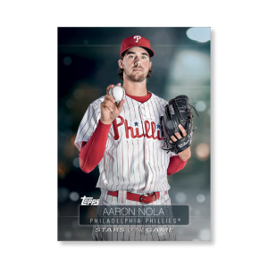 2019 Topps Series 1 Baseball Aaron Nola Superstars Of Baseball Poster - #'d to 99- artbble-pos-19tbb1-2272-s