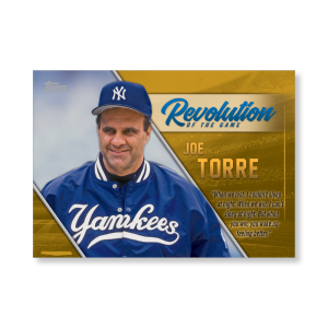 2019 Topps Series 1 Baseball Joe Torre Revolution Of The Game Poster - #'d to 1- artbble-pos-19tbb1-2468-gold-s