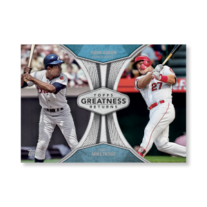 2019 Topps Series 1 Baseball Hank Aaron Greatness Returns Poster - #'d to 99- artbble-pos-19tbb1-2514-s
