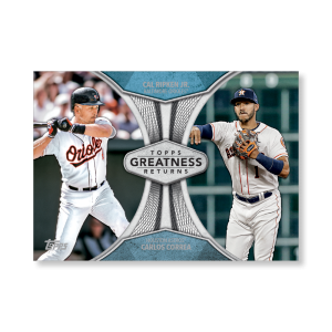 2019 Topps Series 1 Baseball Cal Ripken Jr. Greatness Returns Poster - #'d to 99- artbble-pos-19tbb1-2521-s