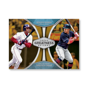 2019 Topps Series 1 Baseball Roberto Alomar Greatness Returns Poster - #'d to 1- artbble-pos-19tbb1-2534-gold-s