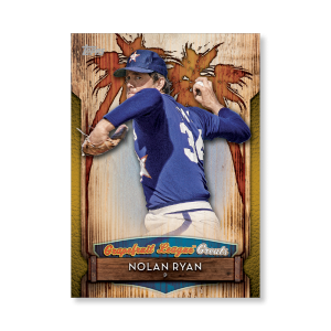2019 Topps Series 1 Baseball Nolan Ryan Grapefuit League Greats Poster - #'d to 1- artbble-pos-19tbb1-2912-gold-s