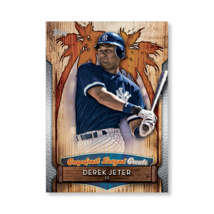 2019 Topps Series 1 Baseball Derek Jeter Grapefuit League Greats Poster - #'d to 99- artbble-pos-19tbb1-2918-s