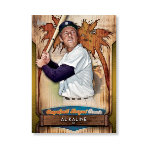 2019 Topps Series 1 Baseball Al Kaline Grapefuit League Greats Poster - #'d to 1- artbble-pos-19tbb1-2920-gold-s