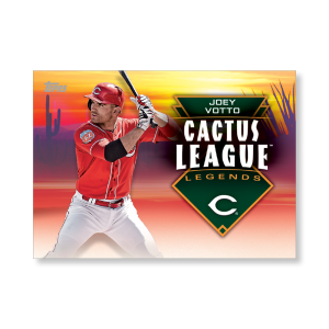 2019 Topps Series 1 Baseball Joey Votto Cactus League Greats Poster - #'d to 99- artbble-pos-19tbb1-2974-s
