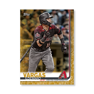 Ildemaro Vargas 2019 Topps Baseball Series 2 Veterans I Poster Gold Ed. # to 1- artbble-pos-19tbb2-1023-gold-s