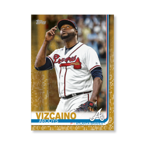 Arodys Vizcaino 2019 Topps Baseball Series 2 Veterans I Poster Gold Ed. # to 1- artbble-pos-19tbb2-1031-gold-s