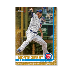 Mike Montgomery 2019 Topps Baseball Series 2 Veterans I Poster Gold Ed. # to 1- artbble-pos-19tbb2-1059-gold-s