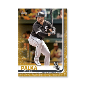 Daniel Palka 2019 Topps Baseball Series 2 Veterans I Poster Gold Ed. # to 1- artbble-pos-19tbb2-1066-gold-s
