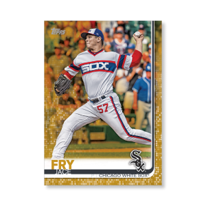 Jace Fry 2019 Topps Baseball Series 2 Veterans I Poster Gold Ed. # to 1- artbble-pos-19tbb2-1070-gold-s