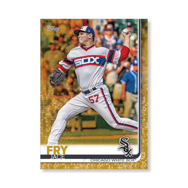 Jace Fry 2019 Topps Baseball Series 2 Veterans I Poster Gold Ed. # to 1- artbble-pos-19tbb2-1070-gold-s