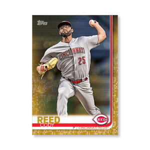 Cody Reed 2019 Topps Baseball Series 2 Veterans I Poster Gold Ed. # to 1- artbble-pos-19tbb2-1076-gold-s