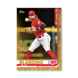 Alex Blandino 2019 Topps Baseball Series 2 Veterans I Poster Gold Ed. # to 1- artbble-pos-19tbb2-1080-gold-s
