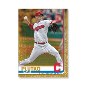 Adam Plutko 2019 Topps Baseball Series 2 Veterans I Poster Gold Ed. # to 1- artbble-pos-19tbb2-1086-gold-s