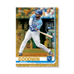 Brian Goodwin 2019 Topps Baseball Series 2 Veterans II Poster Gold Ed. # to 1- artbble-pos-19tbb2-1123-gold-s