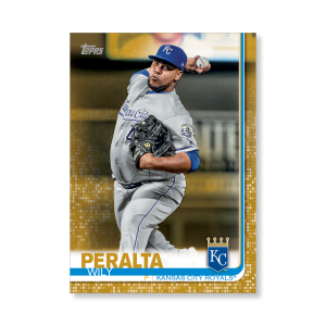 Wily Peralta 2019 Topps Baseball Series 2 Veterans II Poster Gold Ed. # to 1- artbble-pos-19tbb2-1124-gold-s