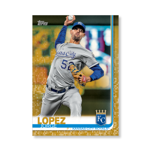 Jorge Lopez 2019 Topps Baseball Series 2 Veterans II Poster Gold Ed. # to 1- artbble-pos-19tbb2-1127-gold-s