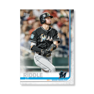 J.T. Riddle 2019 Topps Baseball Series 2 Veterans II Poster # to 99- artbble-pos-19tbb2-1141-s