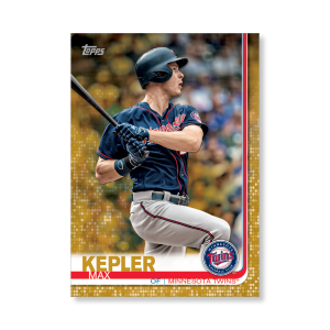 Max Kepler 2019 Topps Baseball Series 2 Veterans II Poster Gold Ed. # to 1- artbble-pos-19tbb2-1156-gold-s