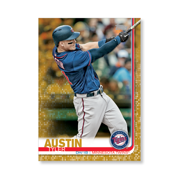 Tyler Austin 2019 Topps Baseball Series 2 Veterans II Poster Gold Ed. # to 1- artbble-pos-19tbb2-1159-gold-s