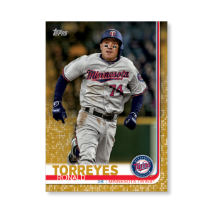 Ronald Torreyes 2019 Topps Baseball Series 2 Veterans II Poster Gold Ed. # to 1- artbble-pos-19tbb2-1161-gold-s