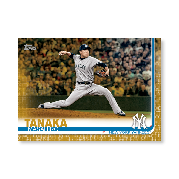 Masahiro Tanaka 2019 Topps Baseball Series 2 Veterans II Poster Gold Ed. # to 1- artbble-pos-19tbb2-1175-gold-s