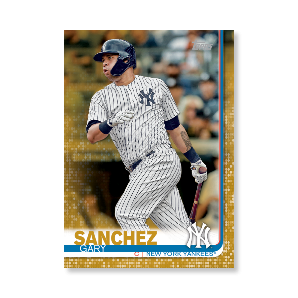 Gary Sanchez 2019 Topps Baseball Series 2 Veterans II Poster Gold Ed. # to 1- artbble-pos-19tbb2-1181-gold-s