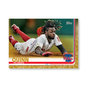 Roman Quinn 2019 Topps Baseball Series 2 Veterans II Poster Gold Ed. # to 1- artbble-pos-19tbb2-1198-gold-s