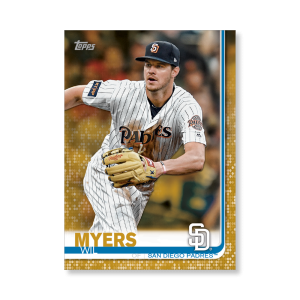 Wil Myers 2019 Topps Baseball Series 2 Veterans III Poster Gold Ed. # to 1- artbble-pos-19tbb2-1213-gold-s