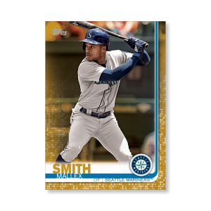 Mallex Smith 2019 Topps Baseball Series 2 Veterans III Poster Gold Ed. # to 1- artbble-pos-19tbb2-1224-gold-s
