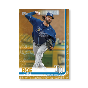 Chaz Roe 2019 Topps Baseball Series 2 Veterans III Poster Gold Ed. # to 1- artbble-pos-19tbb2-1247-gold-s